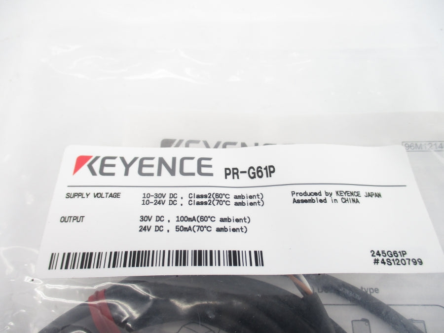 KEYENCE PR-G61P 10-30VDC NSMP