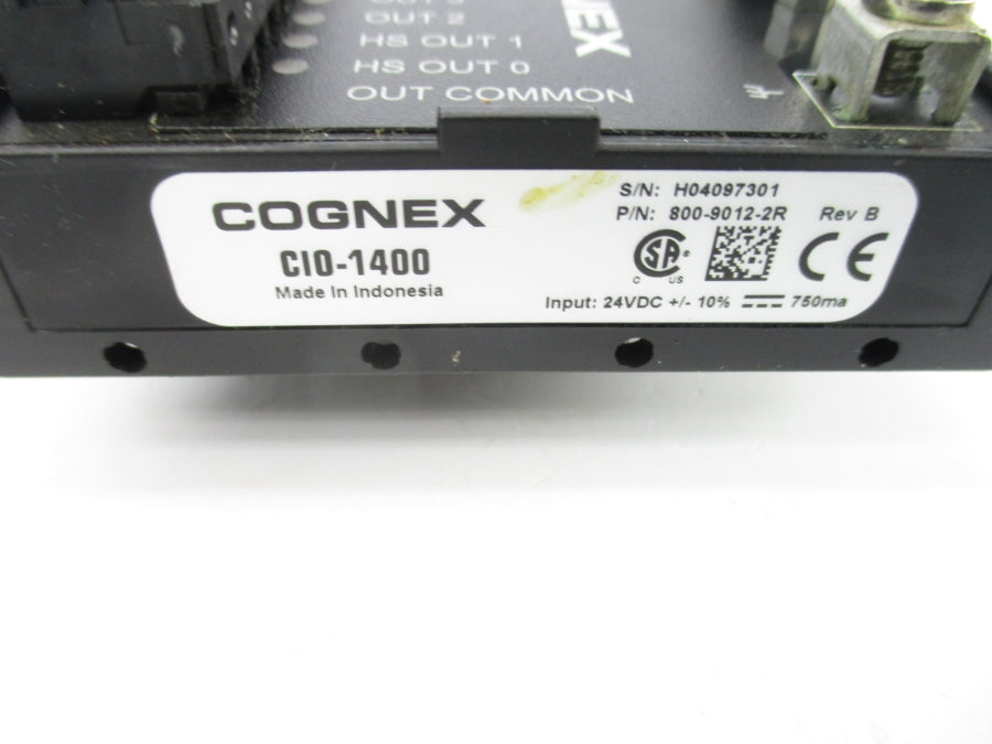 COGNEX C10-1400 800-9012-2R 24VDC REV. B UNMP