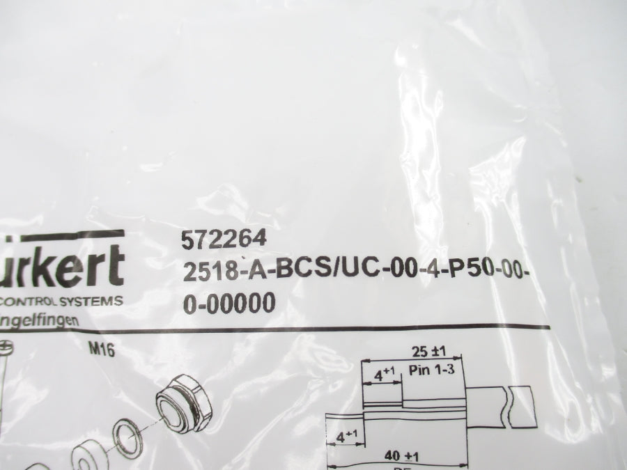 BURKERT 572264 2518-A-BCS/UC-00-4-P50-00-0-00000 NSMP