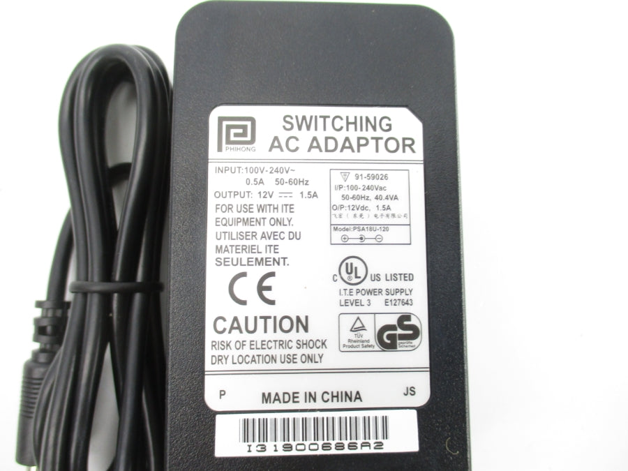 PHIHONG PSA18U-120 100-240VAC 0.5A NSNP