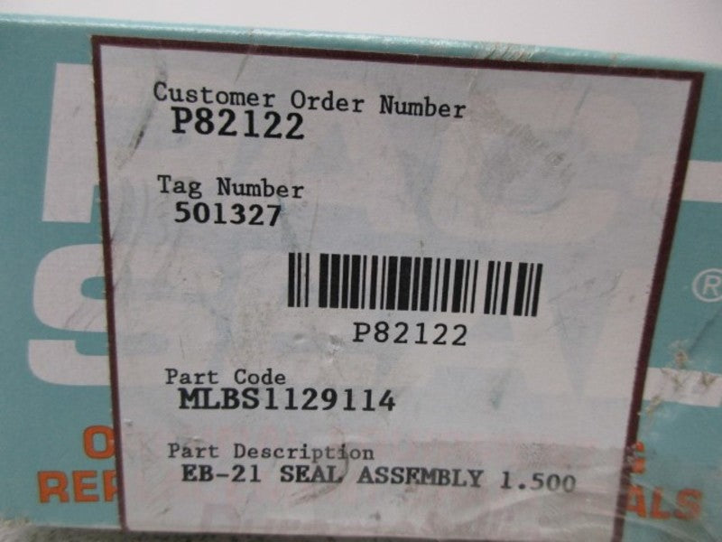 PAC-SEAL P82122 EB-21 SEAL ASEMBLY 1.500 NSMP
