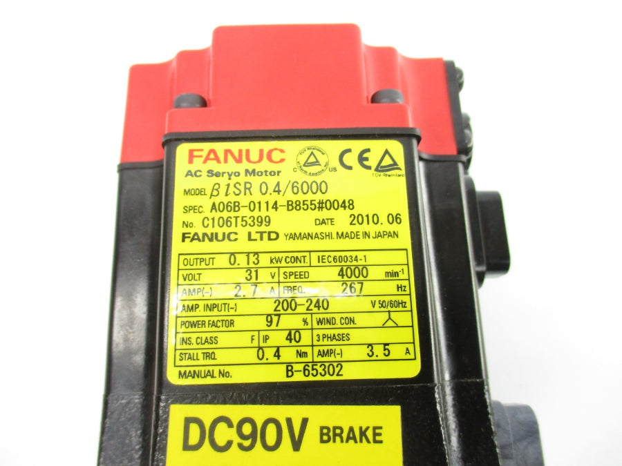 FANUC A06B-0114-B855#0048 31V 2.7A UNMP
