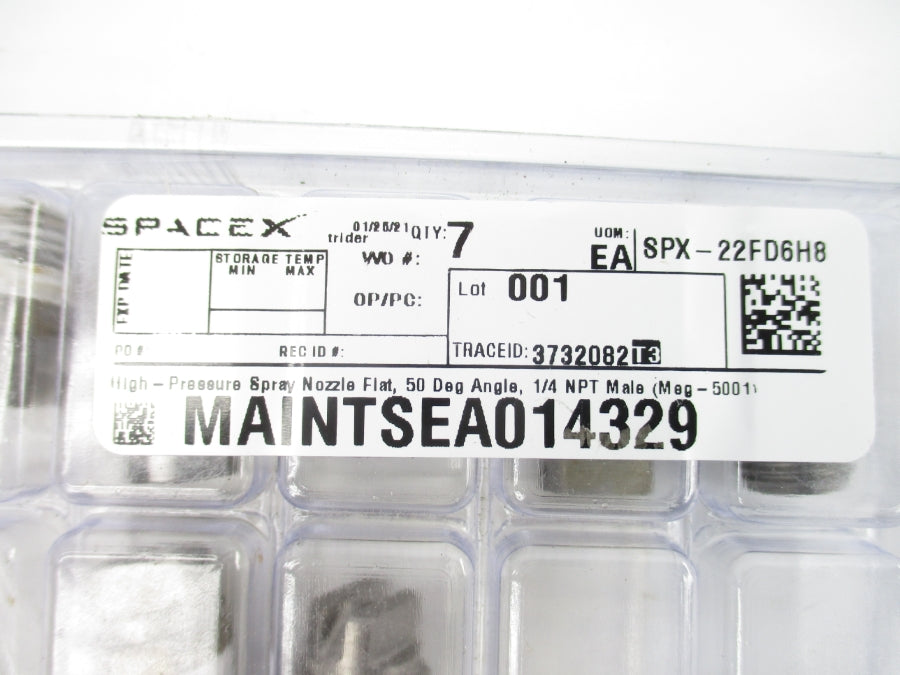 SPACEX SPX-22FD6H8 (PKG OF 7) NSMP