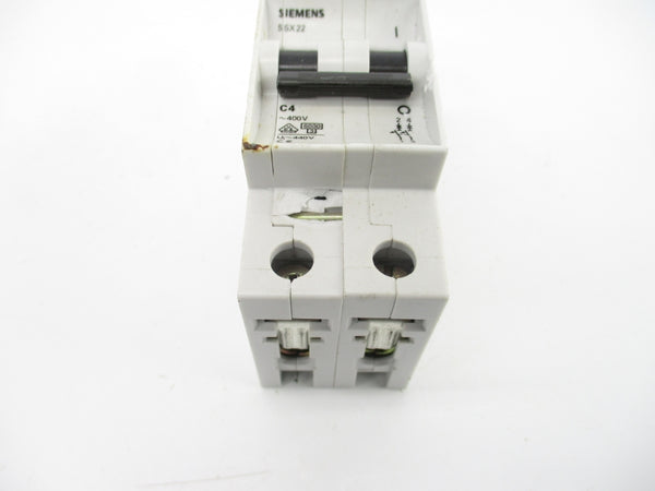 SIEMENS 5SX2-C4 400V 4A (AS PICTURED) NSNP