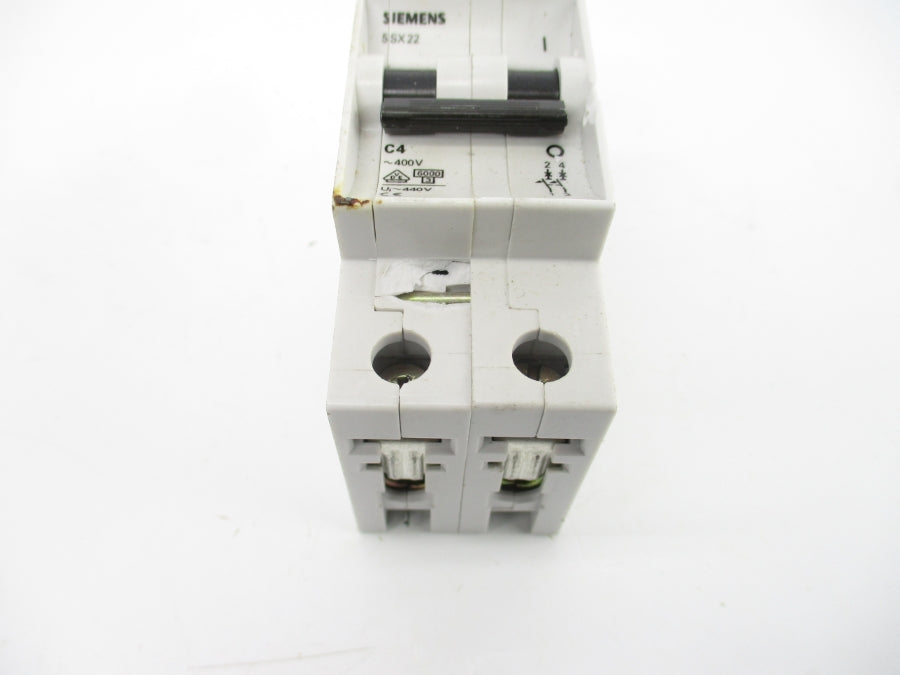 SIEMENS 5SX2-C4 400V 4A (AS PICTURED) NSNP