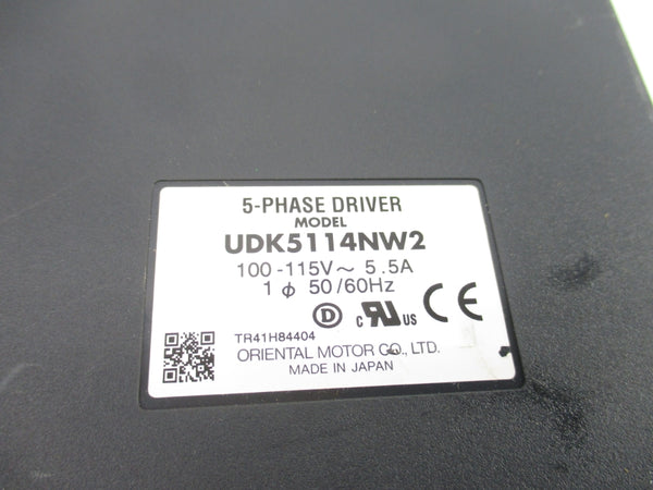 ORIENTAL MOTOR UDK5114NW2 100-115V 5.5A UNMP