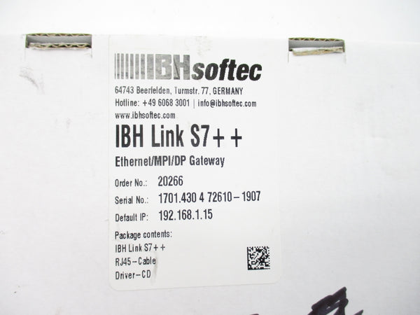 IBHSOFTEC IBHLINKS7++ 20266 NSMP