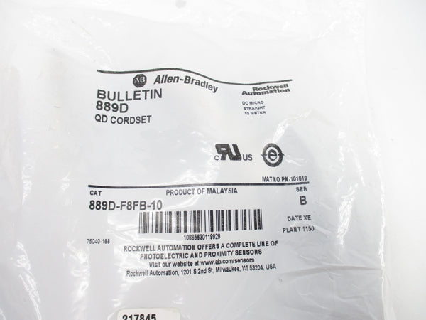 INDUSTRIAL SPARE PART 889D-F8FB-10 SER. B NSMP
