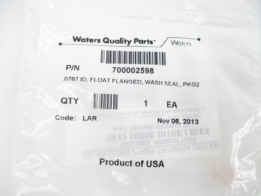 WATERS QUALITY PARTS 70002598 (PKG OF 2) NSMP