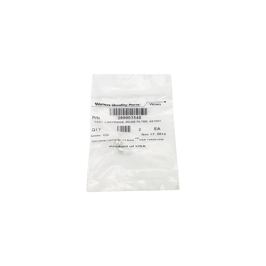 WATERS QUALITY PARTS 289003548 (PKG OF 2) NSMP