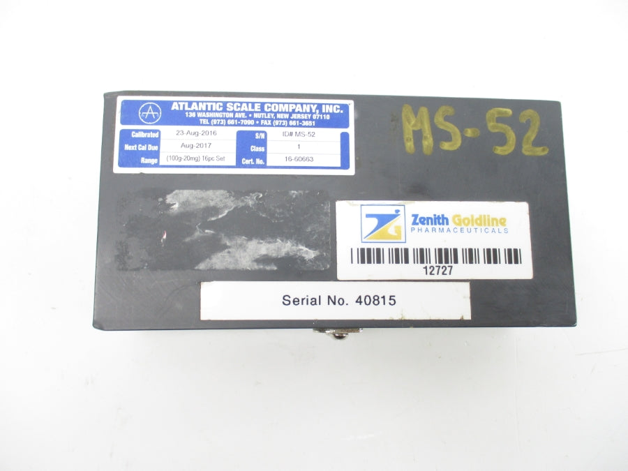 ATLANTIC SCALE COMPANY 16-60663 100G-20MG (AS PICTURED) NSMP
