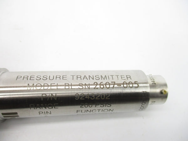 HONEYWELL 9243202 BLSN2607-005 30.0VDC 200PSI NSNP