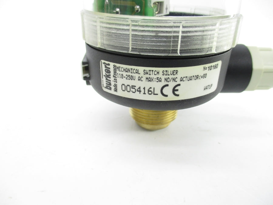 BURKERT 005416L 110-250VAC 5A NSNP