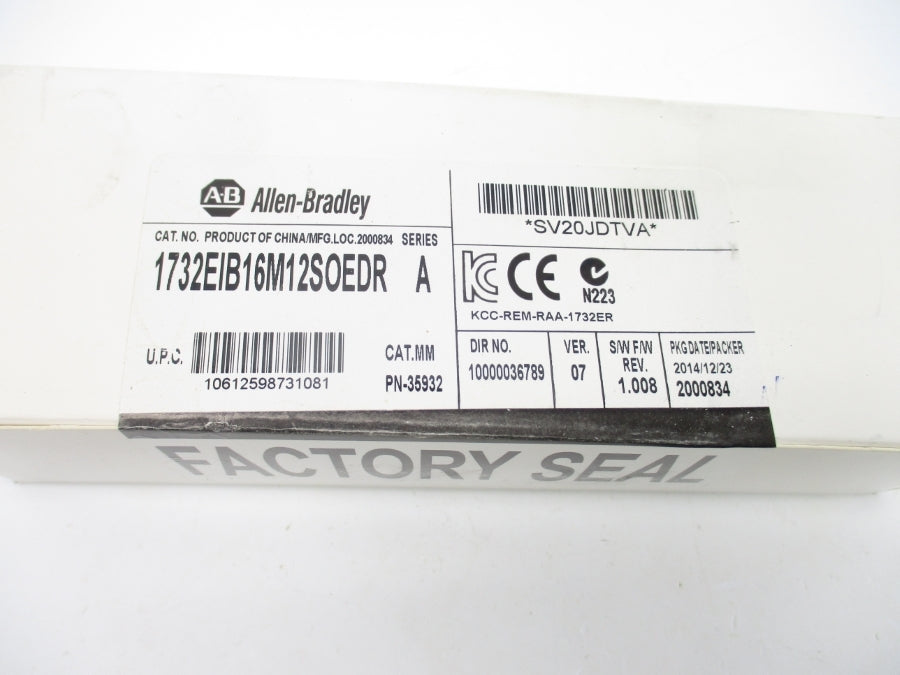 ALLEN BRADLEY 1732EIB16M12SOEDR SER. A F/W 1.008 NSMP