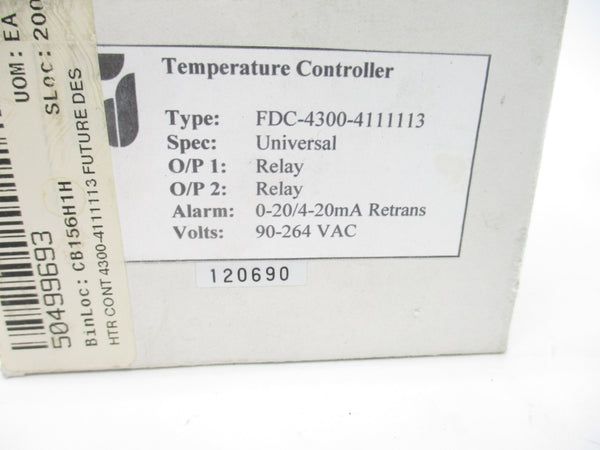 FUTURE DESIGN CONTROLS FDC-4300-4111113 90-264VAC NSMP