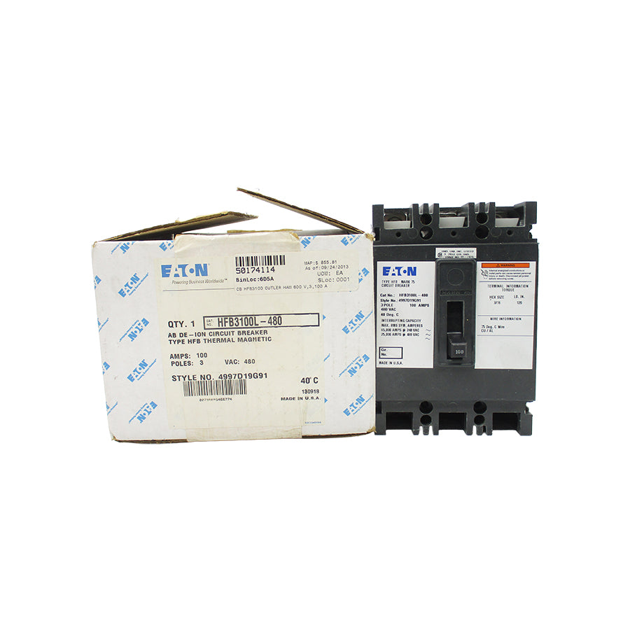 EATON HFB3100L-480 480VAC 100A NSMP