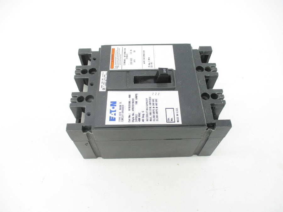 EATON HFB3100L-480 480VAC 100A NSMP