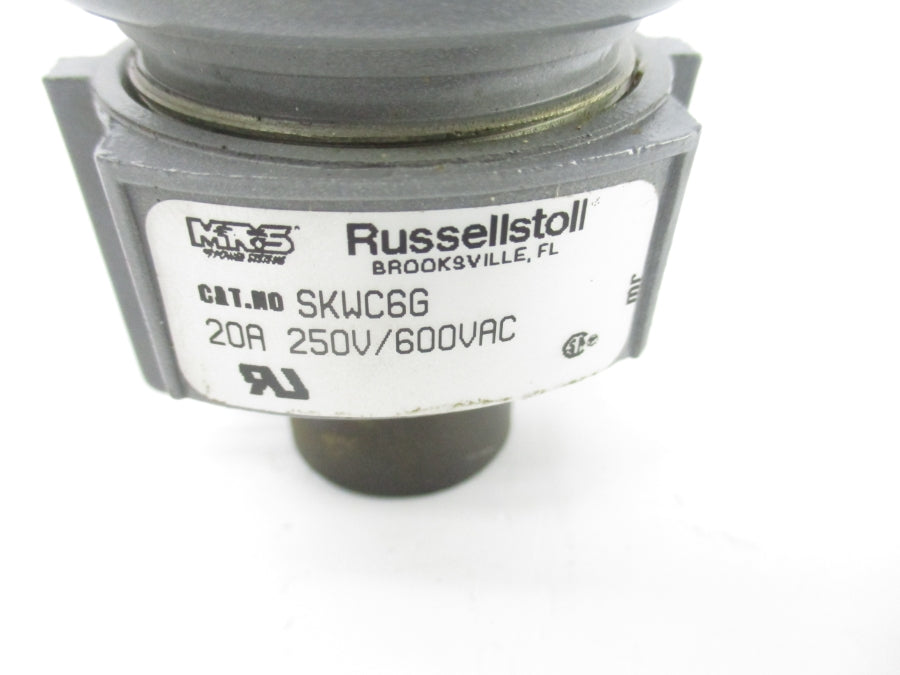 RUSSELLSTOLL SKWC6G 250/600VAC 20A NSNP