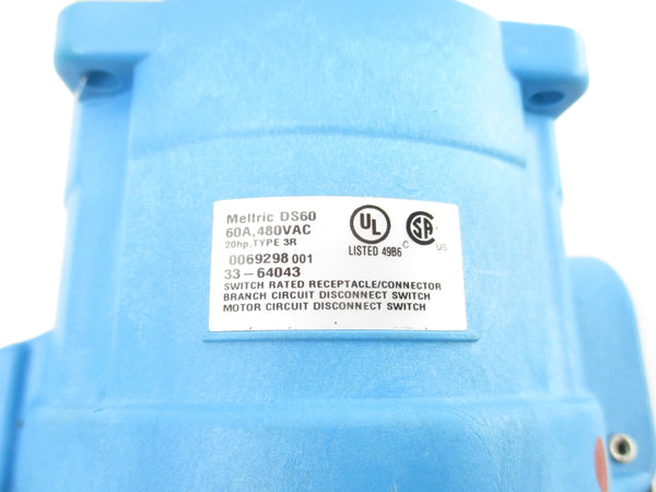 MELTRIC 33-64043 480VAC 60A NSNP