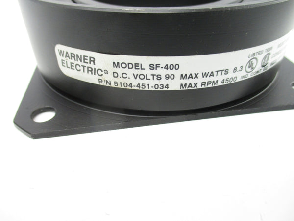 WARNER ELECTRIC 5104-451-034 SF-400 90VDC NSNP