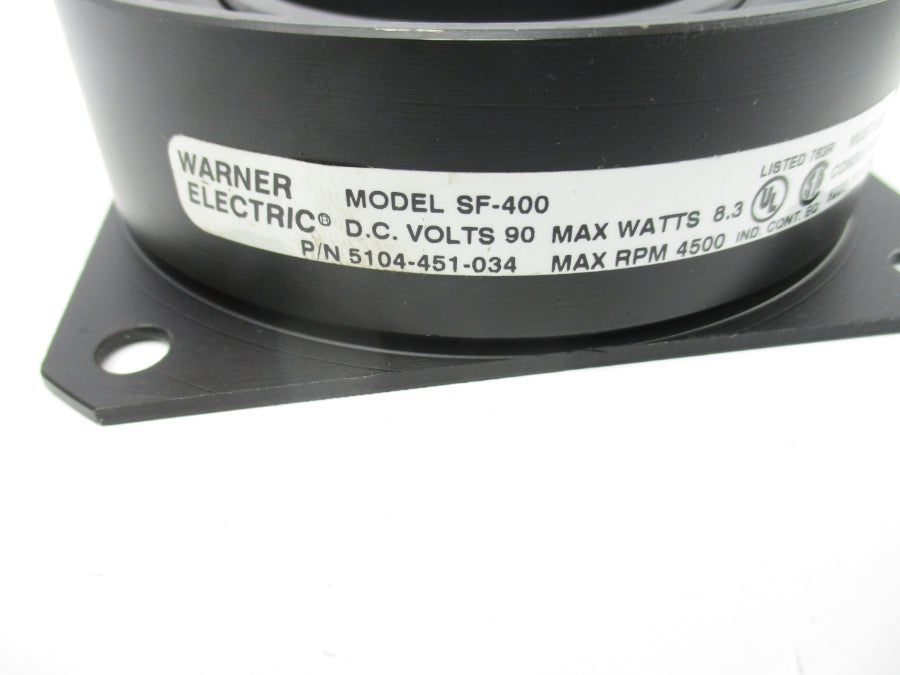 WARNER ELECTRIC 5104-451-034 SF-400 90VDC NSNP