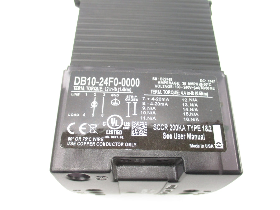 WATLOW DB10-24F0-0000 100-240VAC 25A NSNP
