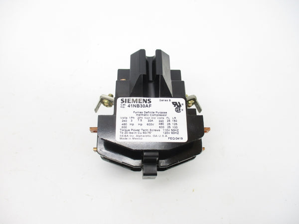 SIEMENS 41NB30AF SER. B 110/120V 25A NSMP