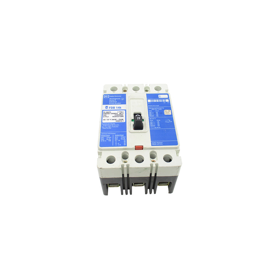 CUTLER HAMMER FDB3020L 600VAC 20A NSNP
