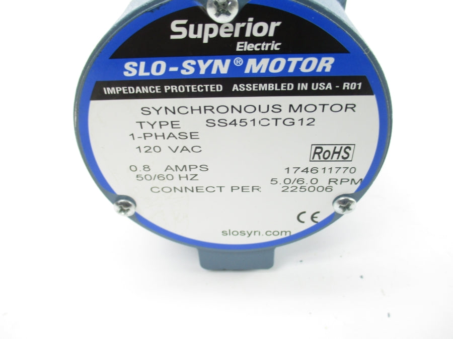 SUPERIOR ELECTRIC SS451CTG12 120VAC 0.8A NSNP