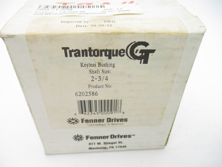FENNER DRIVES 6202586 2-3/4 NSMP