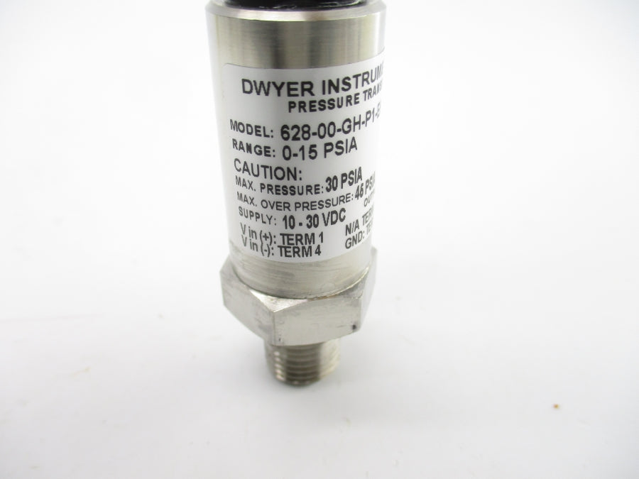 DWYER 628-00-GH-P1-E6-S1 10-30VDC 0-15PSI NSNP