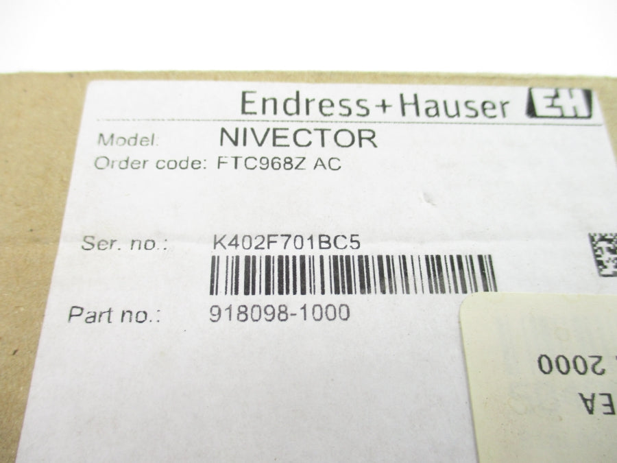 ENDRESS+HAUSER 918098-1000 21-250V 0.35A NSMP