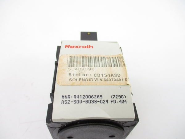REXROTH R41200669 AS2-SOV-G038-024 24VDC UNMP