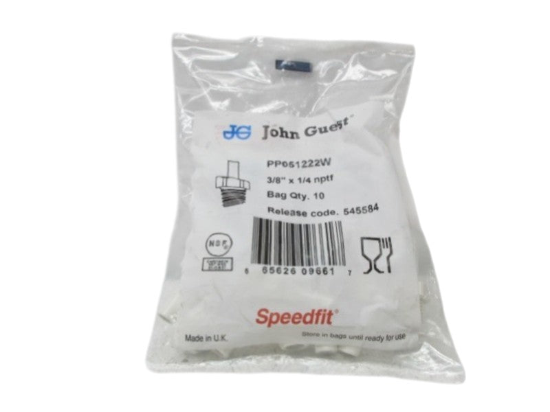 JOHN GUEST PP051222W PK OF 10 STEM ADAPTER NSMP