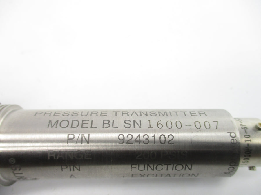 FACTORY MUTUAL SYSYTEM 9243102 BLSN1600-007 NSNP