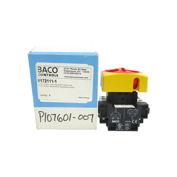 BACO CONTROLS 0172111-1 400VAC 4A NSMP