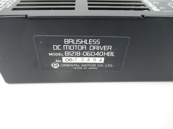 ORIENTAL MOTOR B1218-06040HBL 24VDC NSNP