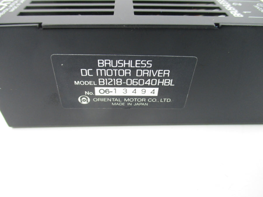 ORIENTAL MOTOR B1218-06040HBL 24VDC NSNP