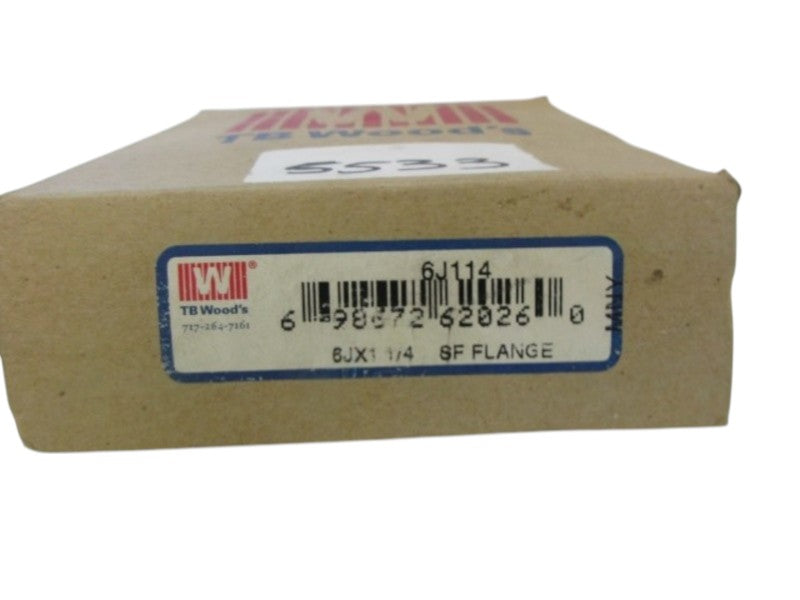 TB WOODS 6JX1-1/4 6J114 SURE-FLEX COUPLING FLANGE NSMP
