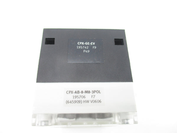 FESTO CPX-AB-8-M8-3POL W/ CPX-GE-EV NSNP