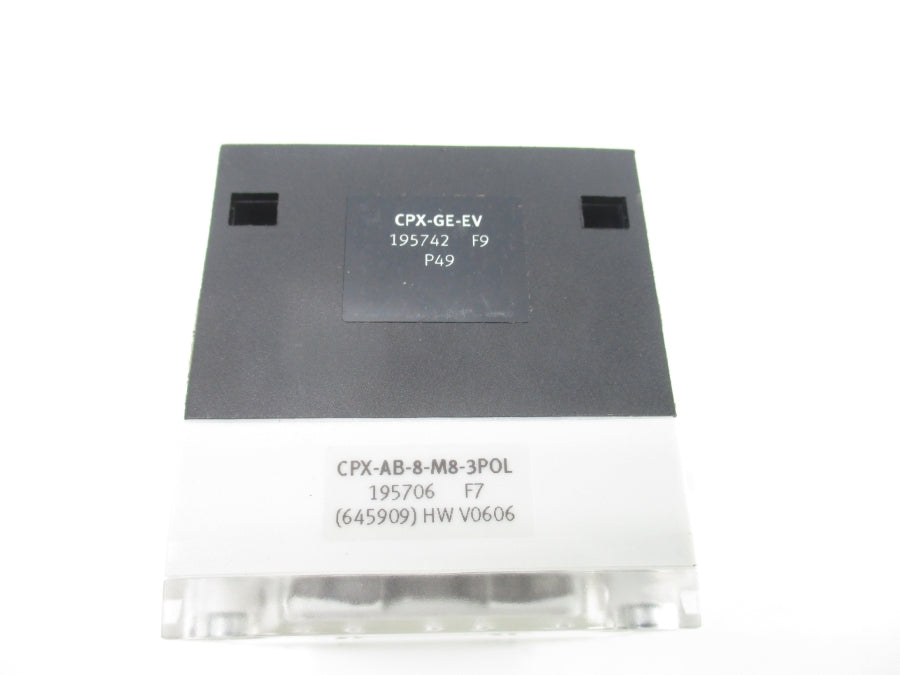 FESTO CPX-AB-8-M8-3POL W/ CPX-GE-EV NSNP