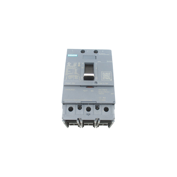 SIEMENS 3VA4140-6ED34-0AA0 480V 40A UNMP