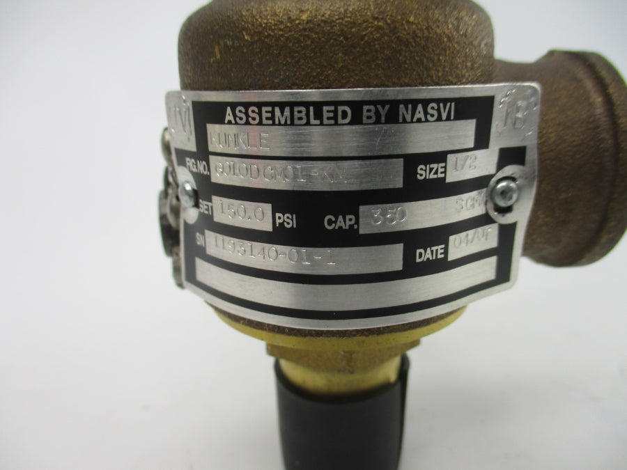 KUNKLE 6010DCM01-KM 150.0PSI 1/2" NSNP