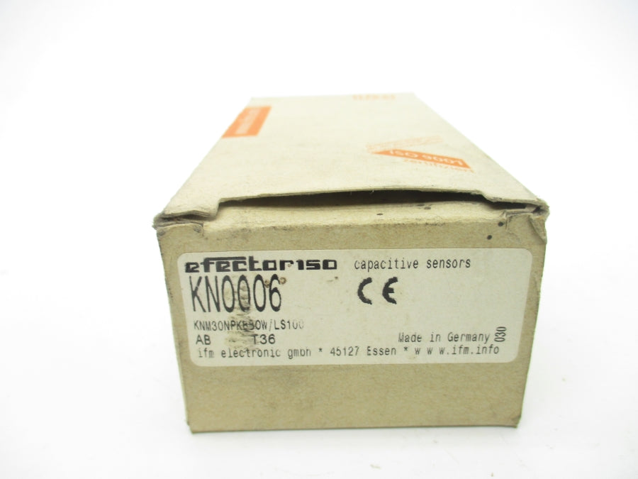 IFM EFECTOR KN0006 KNM30NPKBBOW/LS100 30-250VAC NSMP