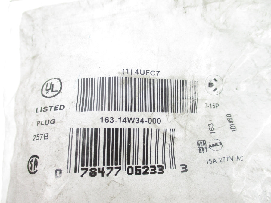 LEVITON 163-14W34-000 4UFC7 277VAC 15A NSMP
