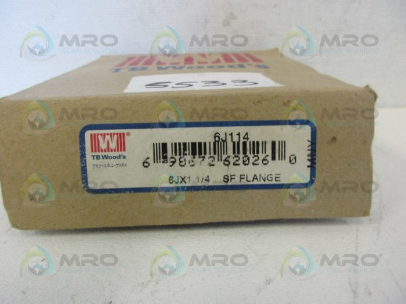 TB WOODS 6JX1-1/4 6J114 SURE-FLEX COUPLING FLANGE NSMP