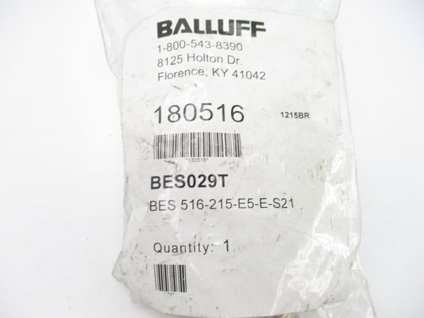 BALLUFF BES029T BES516-215-E5-E-S21 NSMP