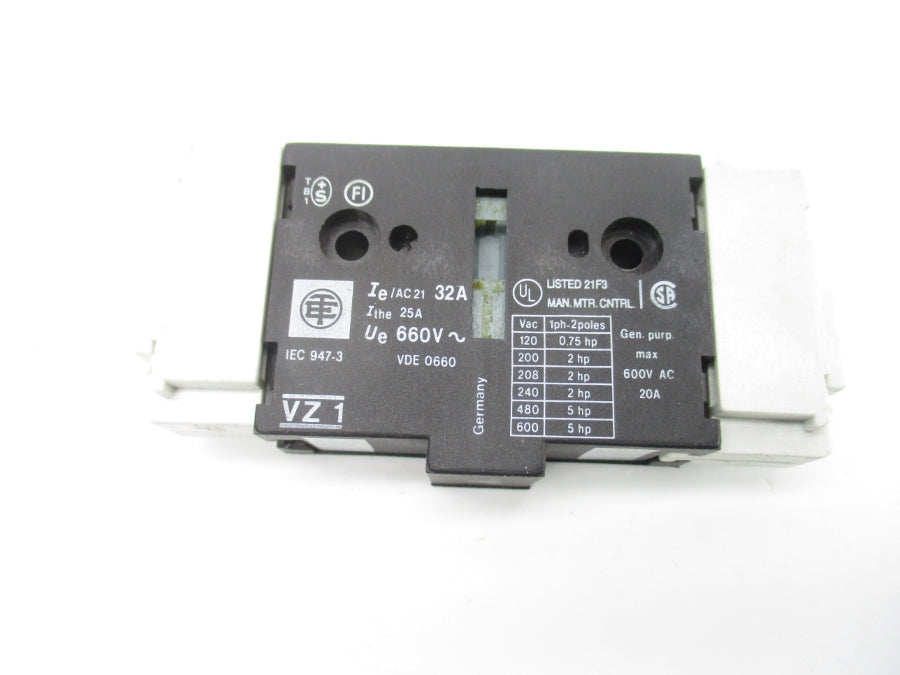 TELEMECANIQUE VZ1 660V 32A NSNP