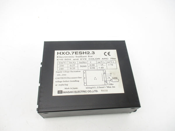 IWASAKI ELECTRIC HXO.7ESH2.3 230/240V 0.37/0.35A NSMP