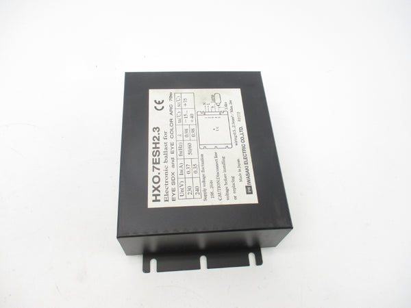 IWASAKI ELECTRIC HXO.7ESH2.3 230/240V 0.37/0.35A NSMP